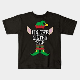 I'm The Sister Christmas Elf Kids T-Shirt